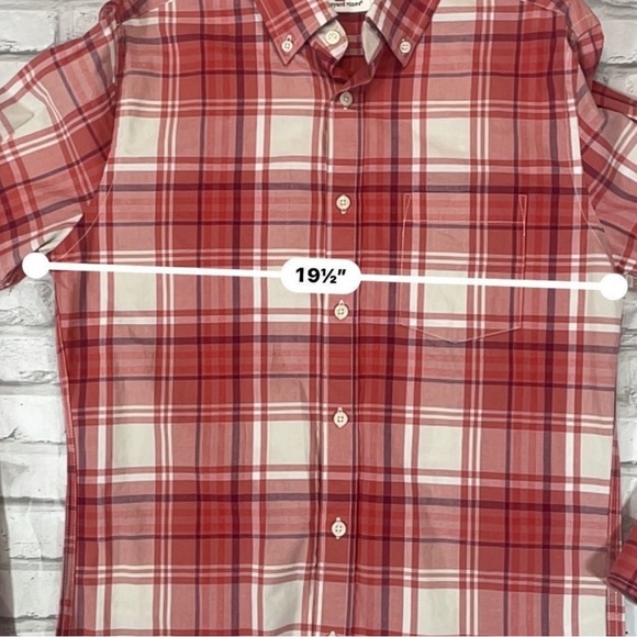 Vineyard Vines Red Purple Plaid Long Sleeve Button Collar Shirt 8 LNWOT - Picture 3 of 10